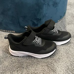 Black athletic works sneaker, brand new, never worn